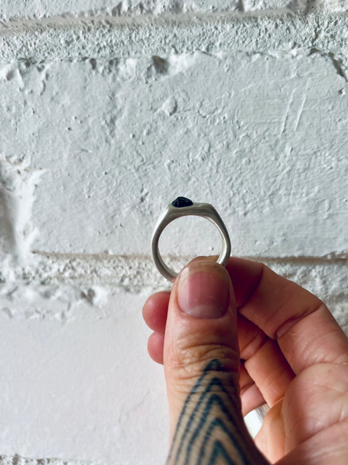 tourmaline signet ring