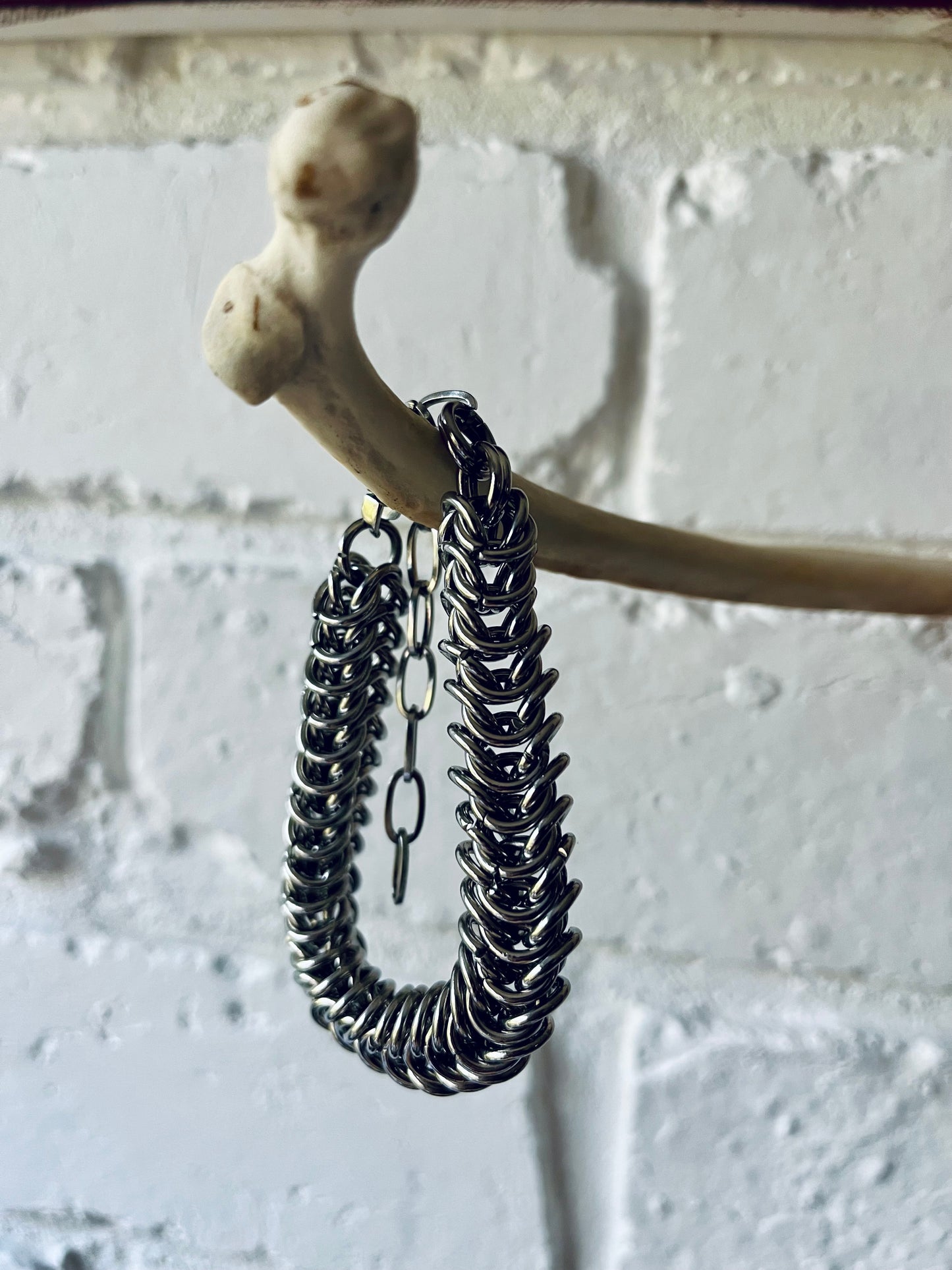 box weave chainmaille bracelet