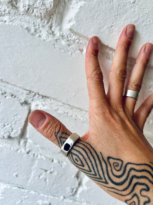 tourmaline signet ring