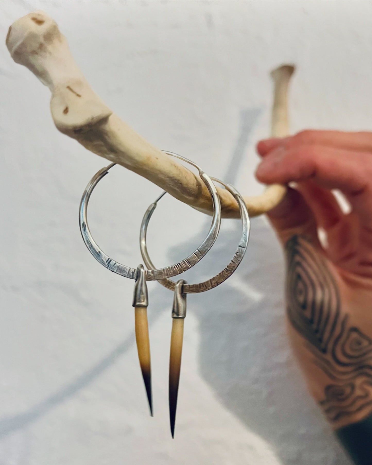 hammered quill hoops