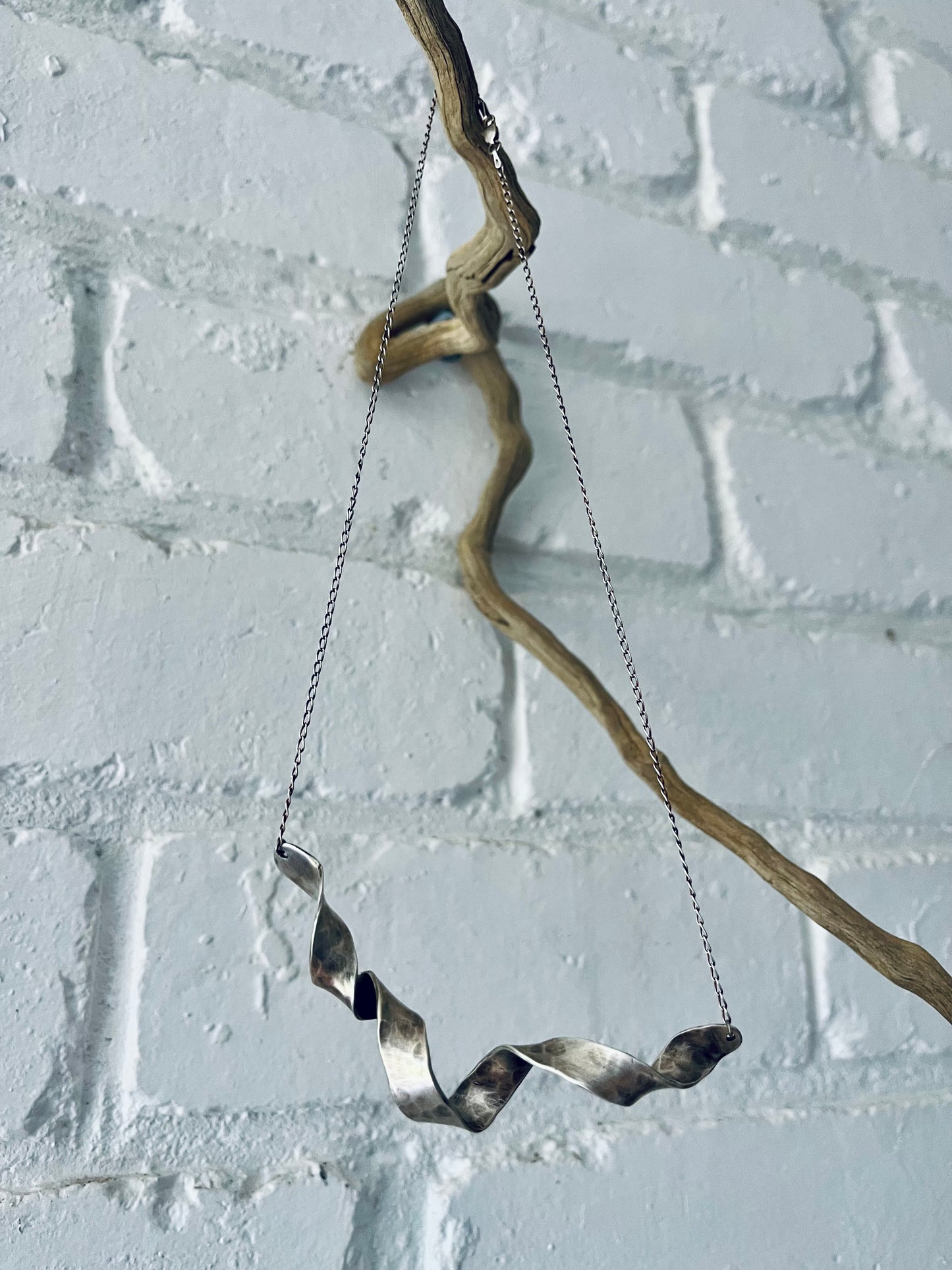 twisted chain necklace ‘the longy’