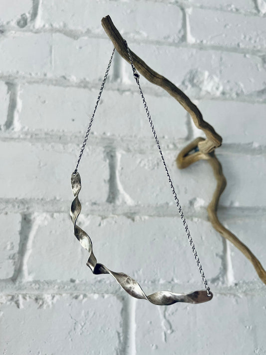 twisted chain necklace ‘the shorty’
