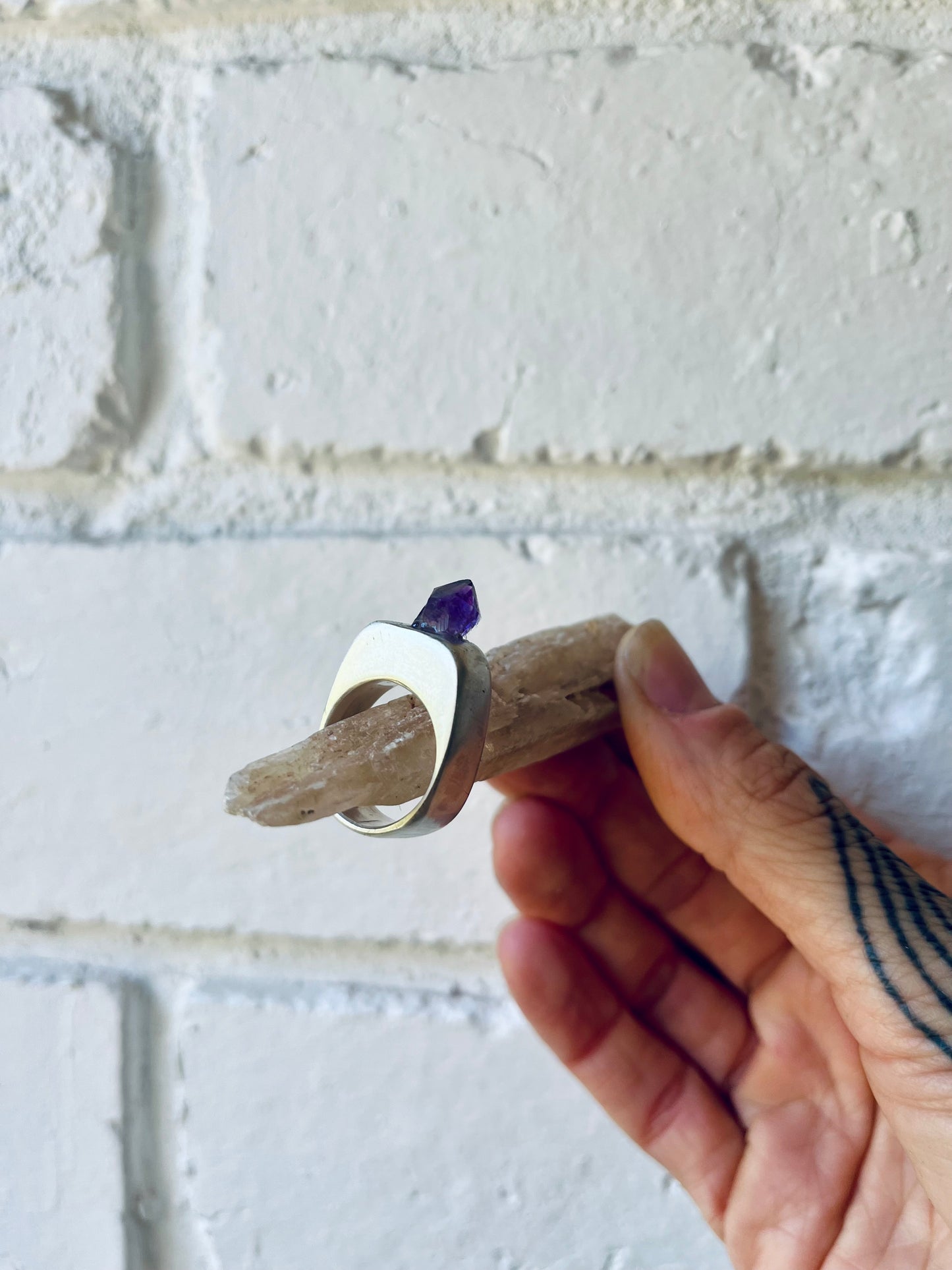 amethyst signet ring