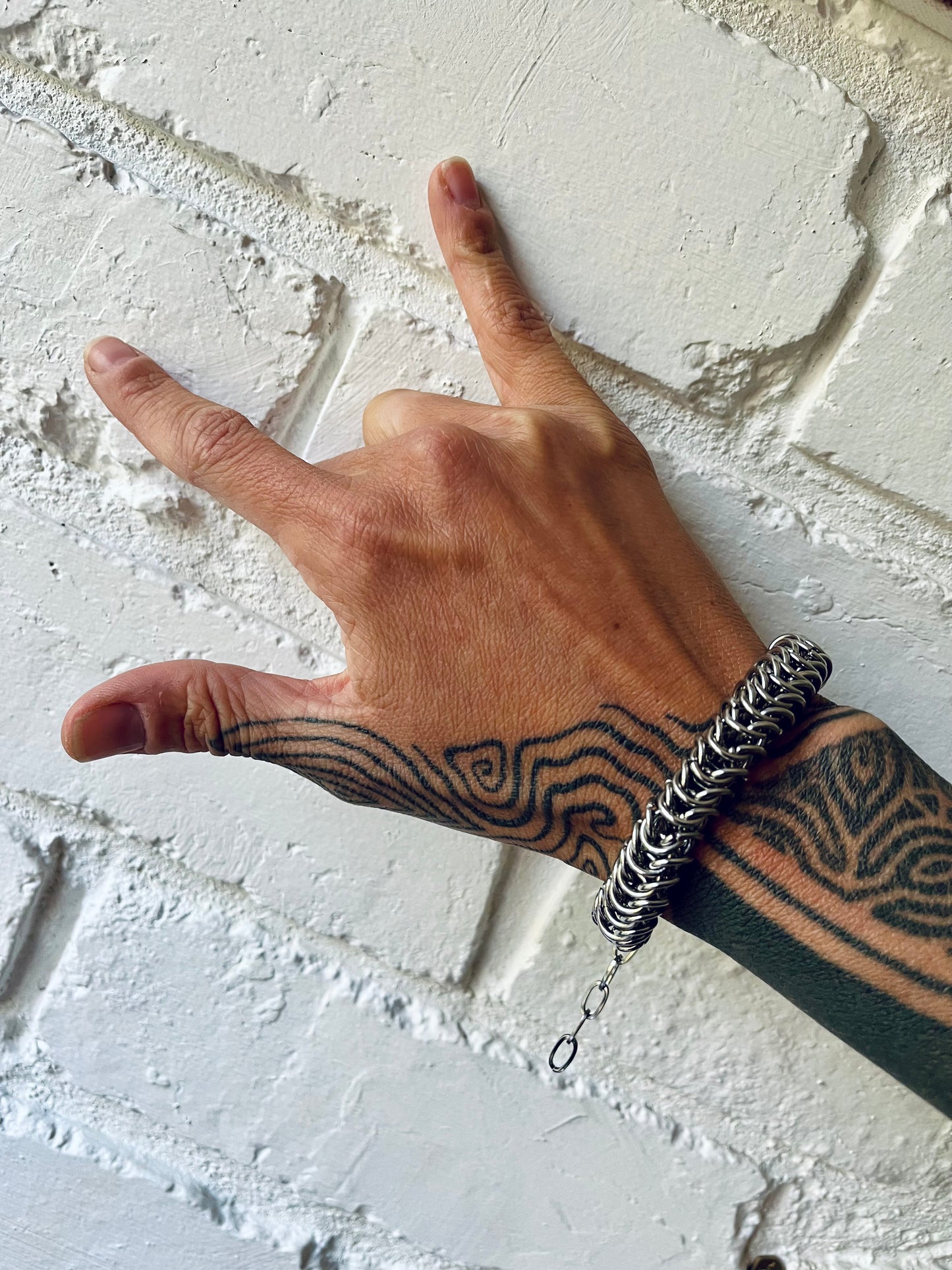 box weave chainmaille bracelet