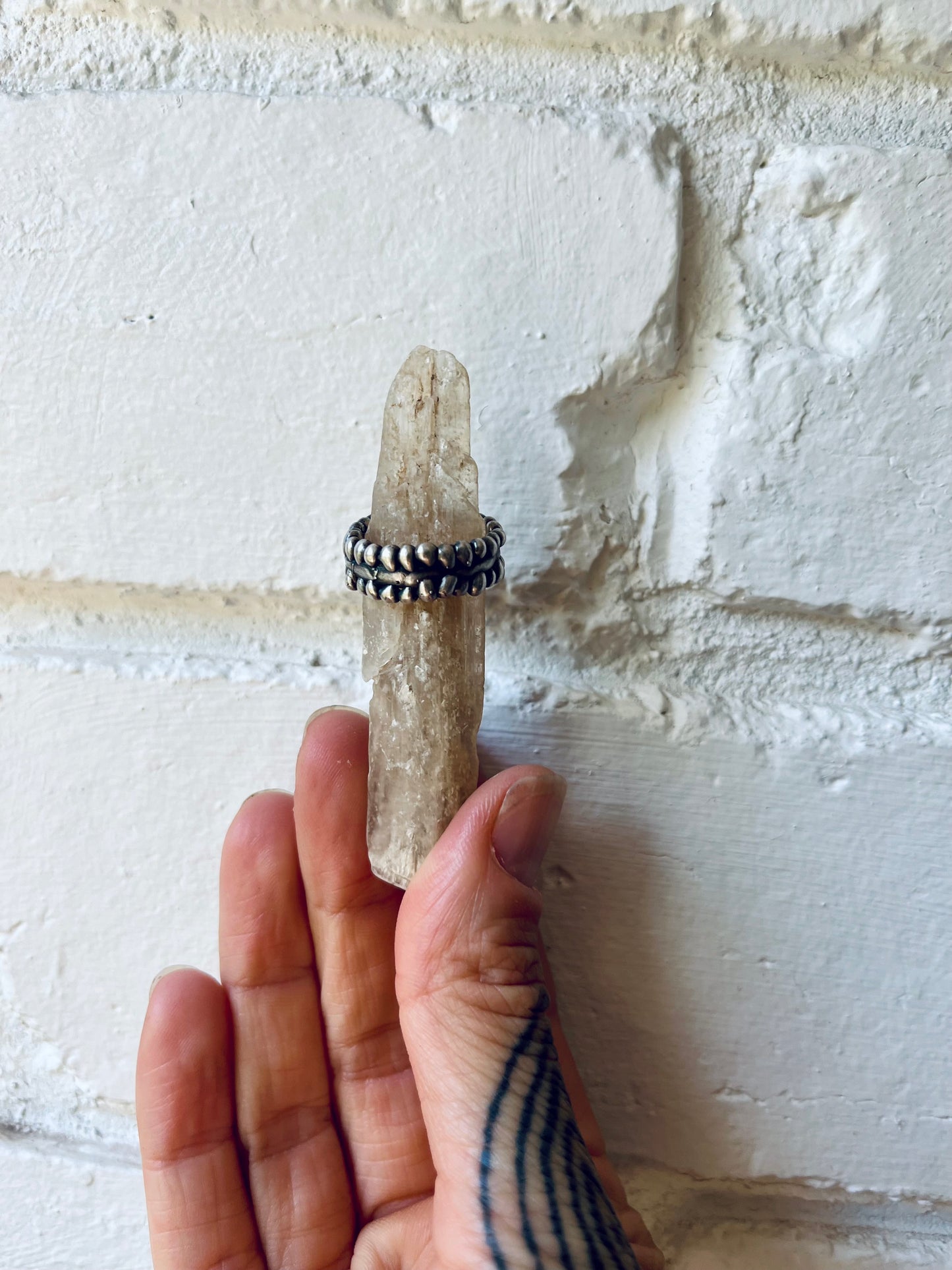 spotted edge ring | sample design