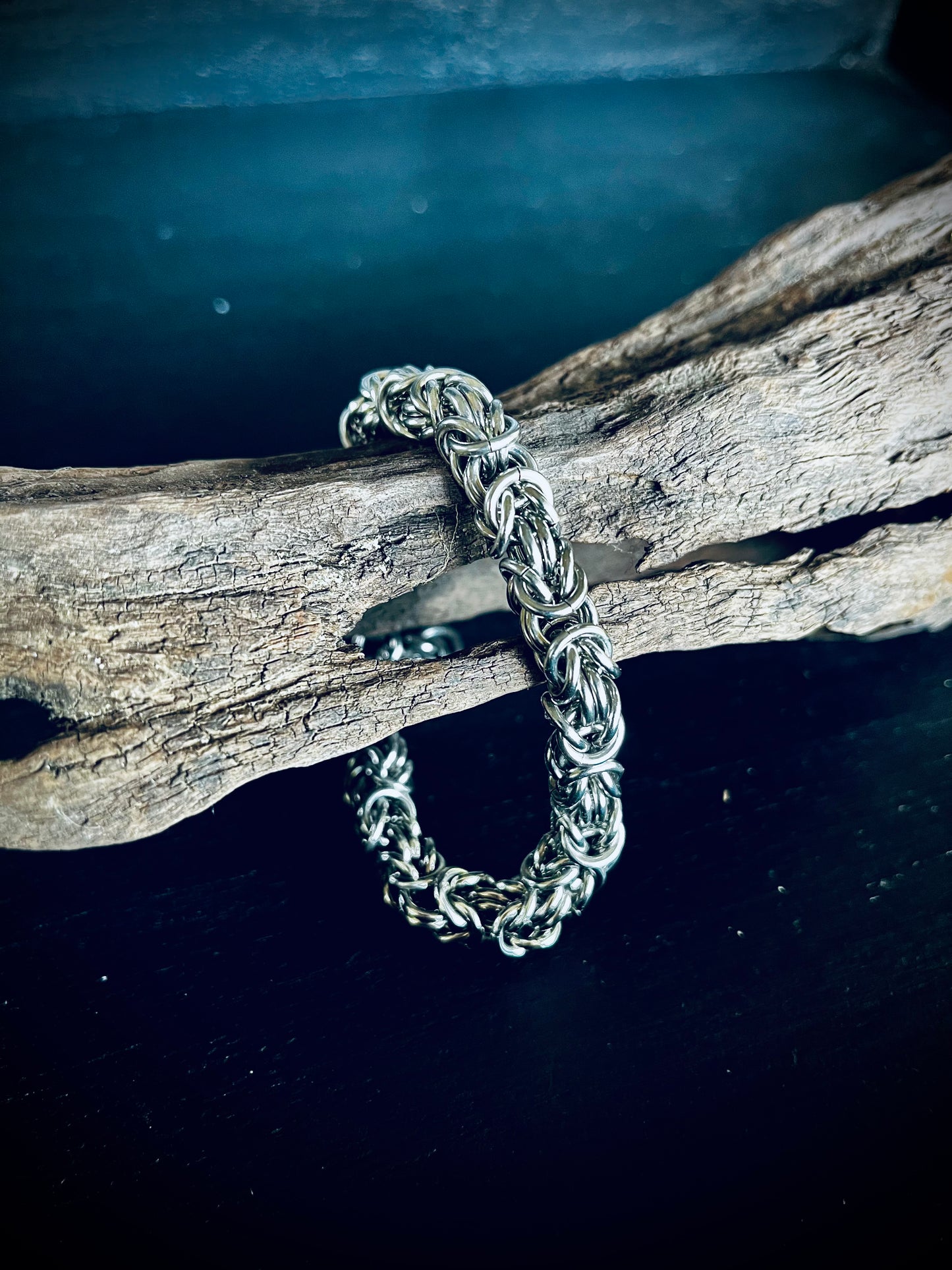 byzantine chainmaille anklet