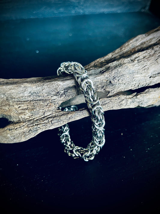 byzantine chainmaille anklet