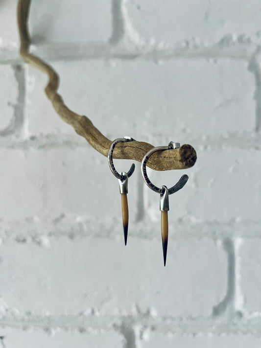 mini quill earrings
