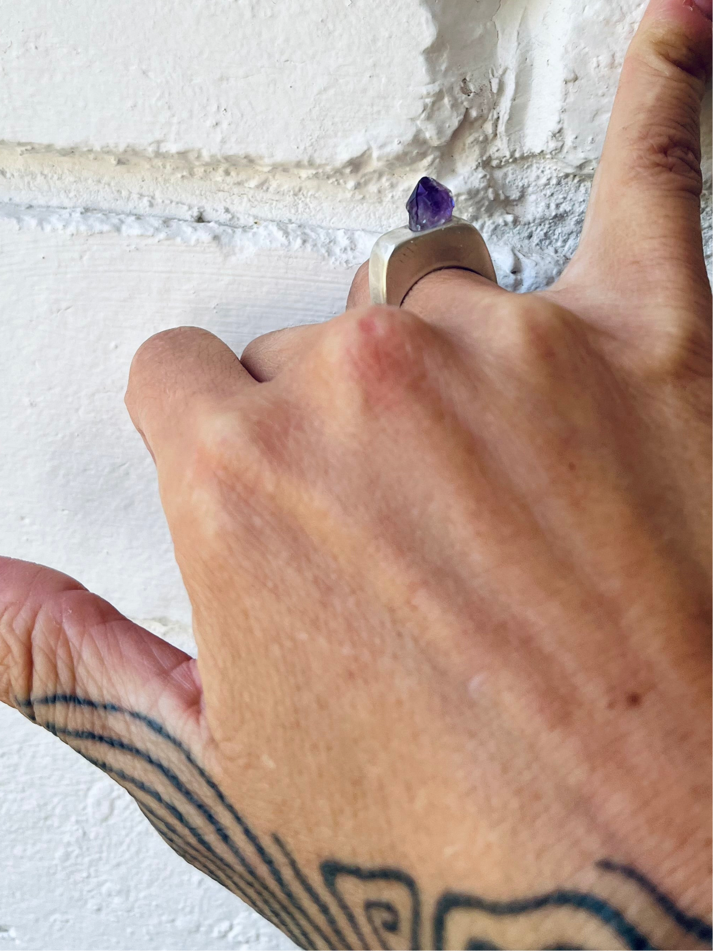 amethyst signet ring