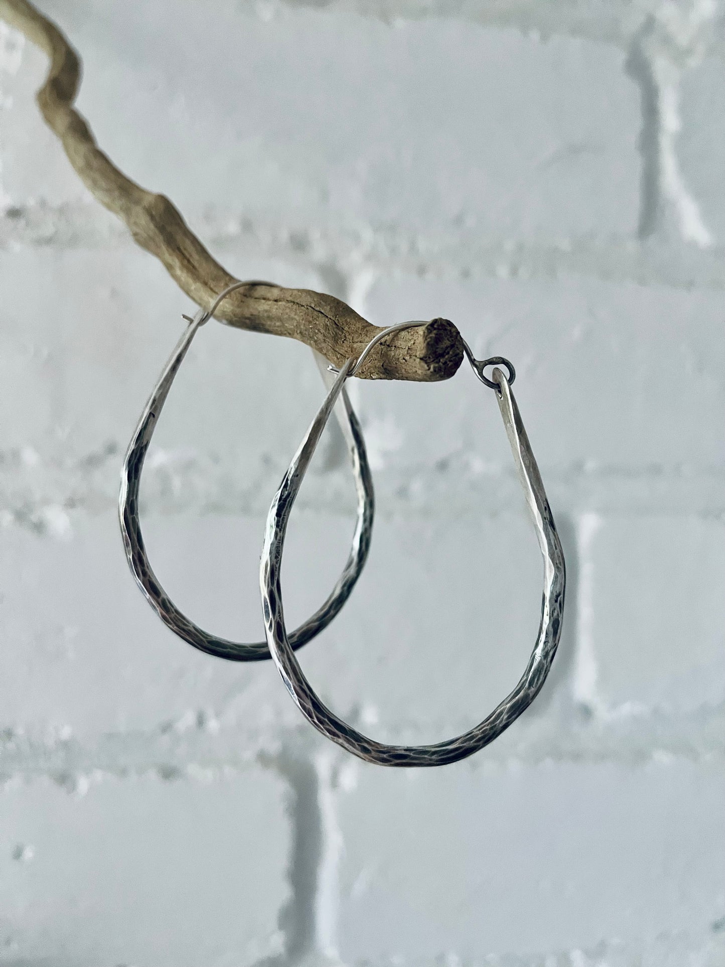 oval drop hoops