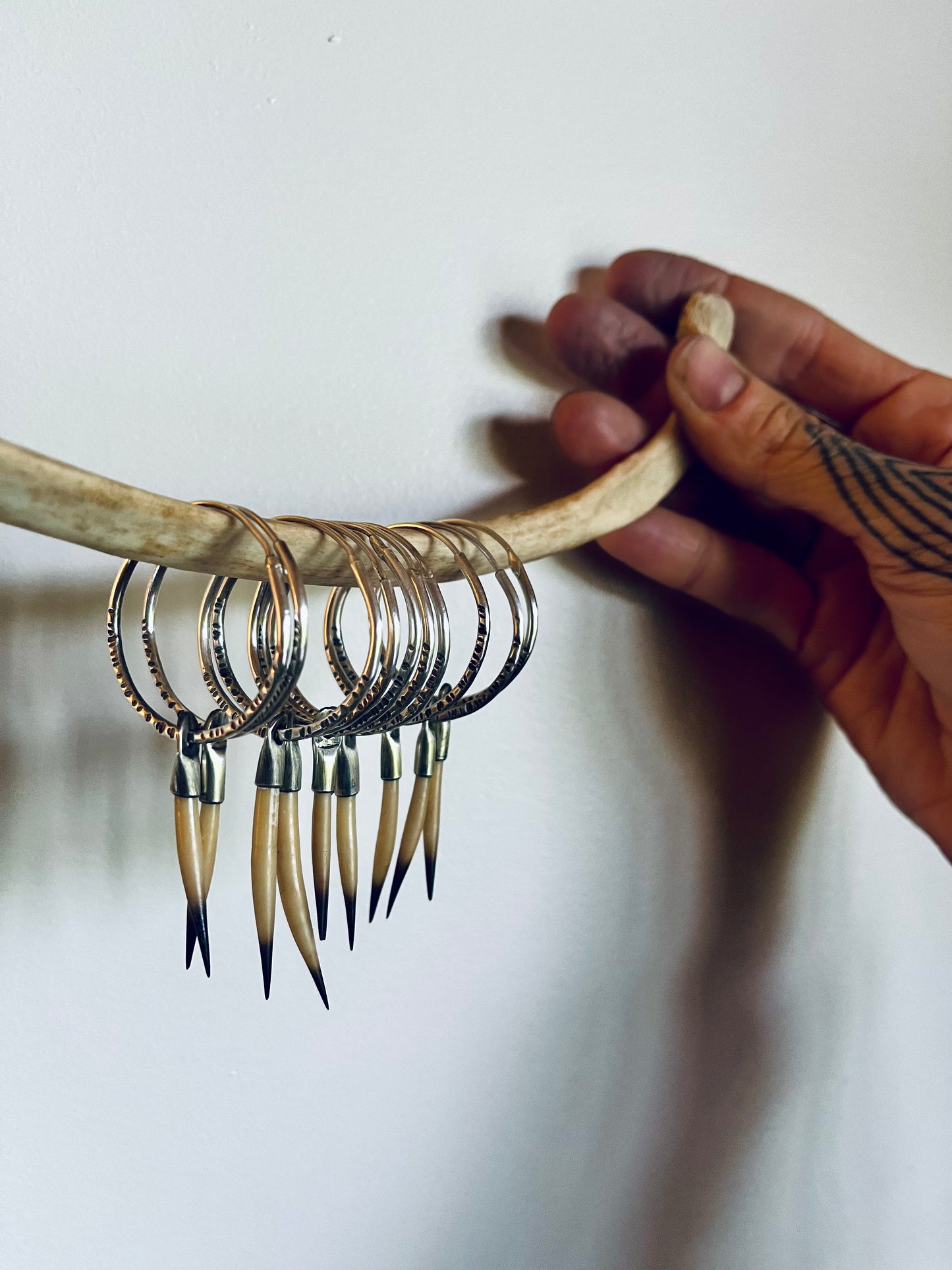 hammered quill hoops